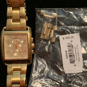 Gold Micheal Kors gold plated watch